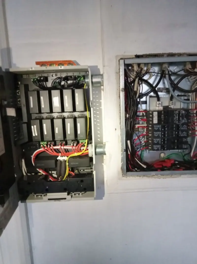 Electrical panel upgrade completed for Ring Doorbell Installation in Warren